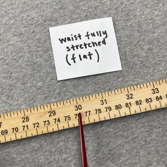 EILEEN FISHER Skirt Large Beige Stretch Jersey Knit Midi Pull On Oat Heather - Picture 8 of 12